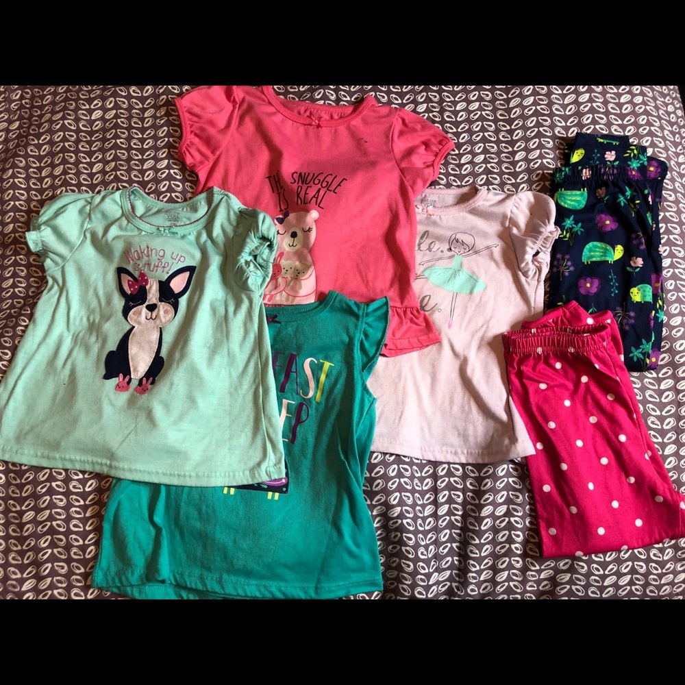 Girls Pajama Bundle Set